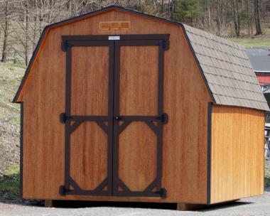 8x10 Economy Series Mini Barn Style Storage Shed From Pine Creek Structures